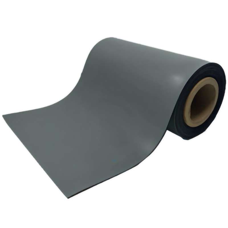 Two-Layer Static-Dissipative Rubber Bench Mat Roll, Grey, 24" x 50 ft.